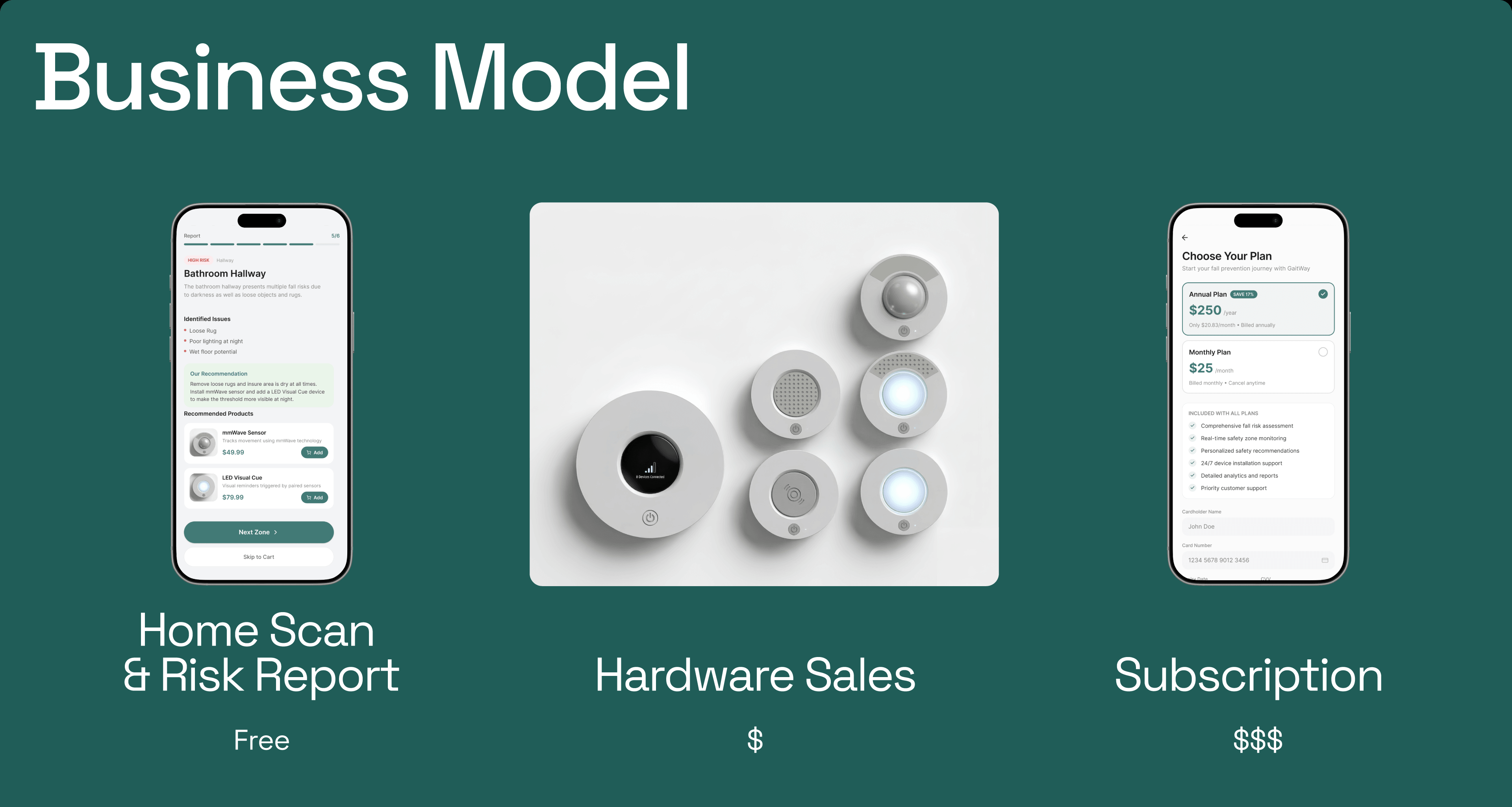 GaitWay 3-tier Land-and-Expand Business Model