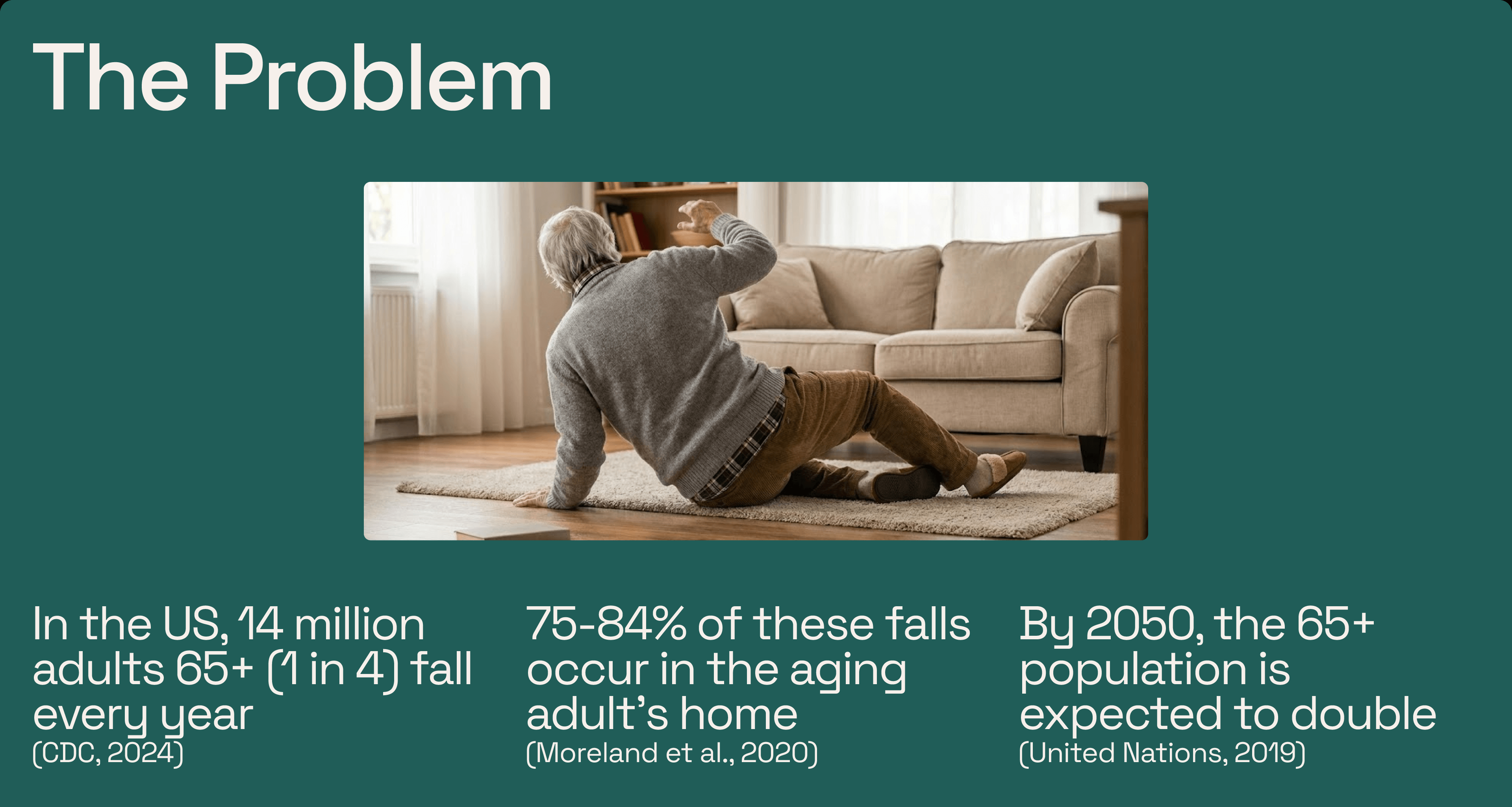 Fall statistics and aging in place demographic realities