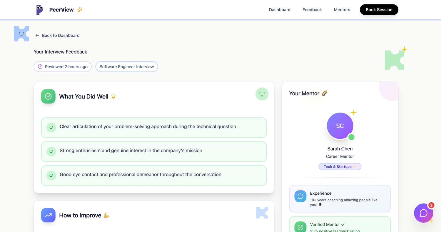 Prototype of the PeerView platform
